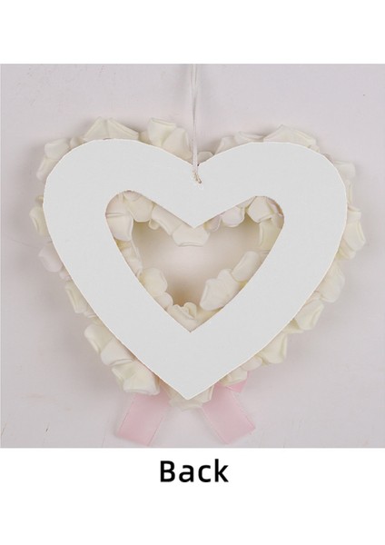 Sevgililer Günü Kalp Şeklinde Çelenk Çiçek Gül Çelenk Sevgililer Günü Dekorasyonu Için Kapı Çelengi, Kırmızı, 13.77 Inç (Yurt Dışından) indirimleri