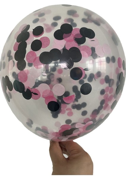 Balon Çelenk Arch Kiti Pembe Siyah Balon Dekorasyon Kızlar Için Doğum Günü Partisi Bebek Duş Süslemeleri (Yurt Dışından) fırsatları