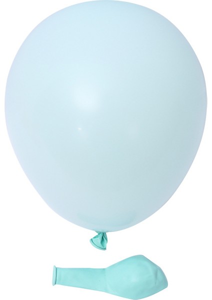 Mavi Lateks Macaron Balon 10 Inç Lateks Balon Düğün Odası Düzeni Balon (Yurt Dışından)