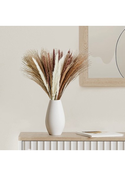 60 Adet Doğal Kurutulmuş Pampas Çim, Kurutulmuş Görkemli Çim, 3 Çeşit, Çiçek Aranjmanları Düğün Boho Ev Dekor Için (Yurt Dışından) indirimleri