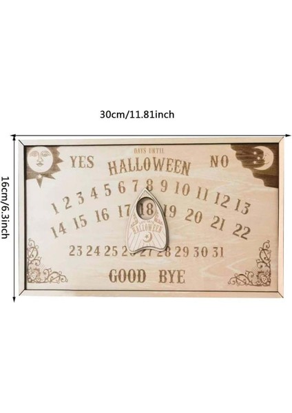 Manyetik Ahşap Uzay Gemisi Bloklu Geri Sayım Cadılar Bayramı Takvimi, Hareketli Ahşap Cadılar Bayramı Takvimi (Yurt Dışından) fiyatları