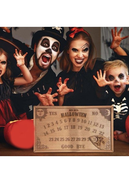 Manyetik Ahşap Uzay Gemisi Bloklu Geri Sayım Cadılar Bayramı Takvimi, Hareketli Ahşap Cadılar Bayramı Takvimi (Yurt Dışından) fırsatları