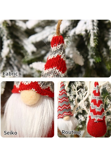 Noel Mini Yüzü Olmayan Yaşlı Adam Bebek Noel Ağacı Peluş Gnome Asılı Kolye Dekorasyon Ev Partisi Süsleri Için A (Yurt Dışından) indirimleri
