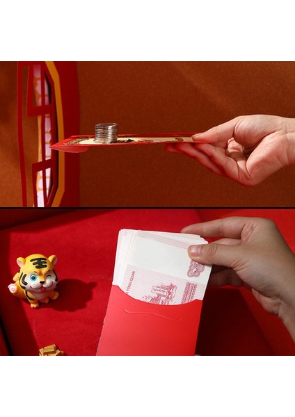 Ay Yeni Yılı 2022 Kaplan Hong Bao Yılı Için 6 Paket Çin Kırmızı Zarf, Bahar Şenliği Için Şanslı Para Paketleri (Yurt Dışından) modelleri