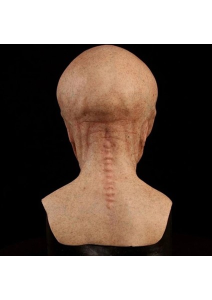 Cadılar Bayramı Ürpertici Lateks Ufo Büyük Gözler Alien Tam Kafa Parti Maskesi Yetişkinler Için Masquerade Kostüm Partisi Cosplay Uzaylı Maskesi (Yurt Dışından)