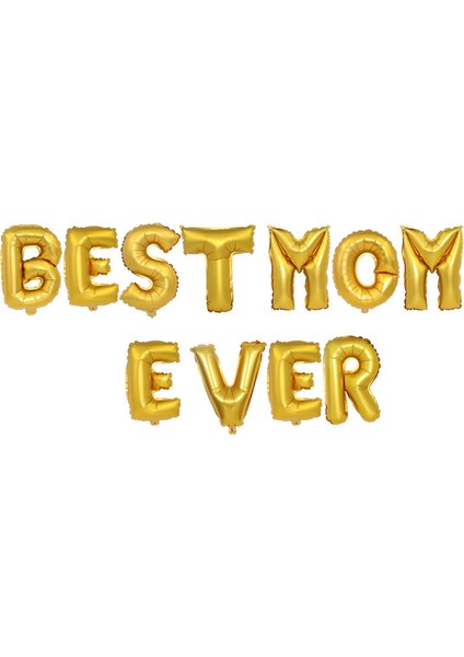 11 Adet/takım Anneler Günü Partisi Dekorasyon Altın 16 Inç Mektup Balonlar En Iyi Anne Hiç Folyo Balonlar Parti Malzemeleri Balonlar (Yurt Dışından)