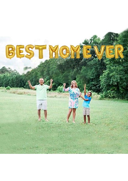 11 Adet/takım Anneler Günü Partisi Dekorasyon Altın 16 Inç Mektup Balonlar En Iyi Anne Hiç Folyo Balonlar Parti Malzemeleri Balonlar (Yurt Dışından) indirimleri