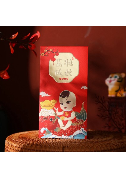 2022 Kaplan Yılı Yeni Yıl Bahar Şenliği Hongbao Çin Kırmızı Zarfı, Şanslı Para Cepleri, C (Yurt Dışından) modelleri