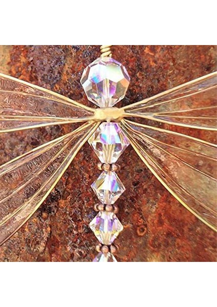 Suncatcher Yusufçuk, Kristaller ile Küçük Dazzle Fly Dragonfly Güneş Yakalayıcı, Gökkuşağı Yapımcısı Kolye Pencere Asılı Süsleme (Yurt Dışından)