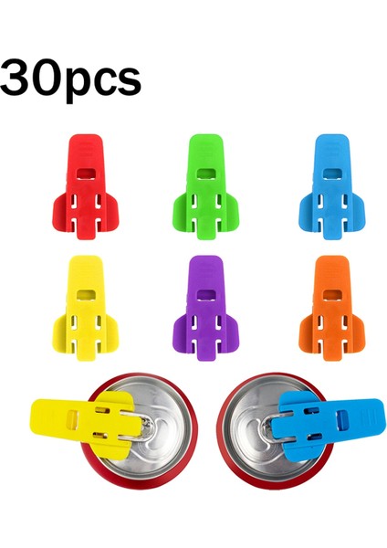 30PACK Manuel Kolay Konserve Açacağı, Renkli Soda Bira Konserve Açacağı ve Içecek Pop, Kola, Bira, Soda Için Koruyucu Kapak (Yurt Dışından)