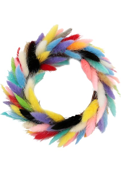 Ev Dekorasyonu Için Doğal Kamış Kurutulmuş Çiçek Çelenk Boho Pampas Çim Phragmites Buket Çelenk (Yurt Dışından)