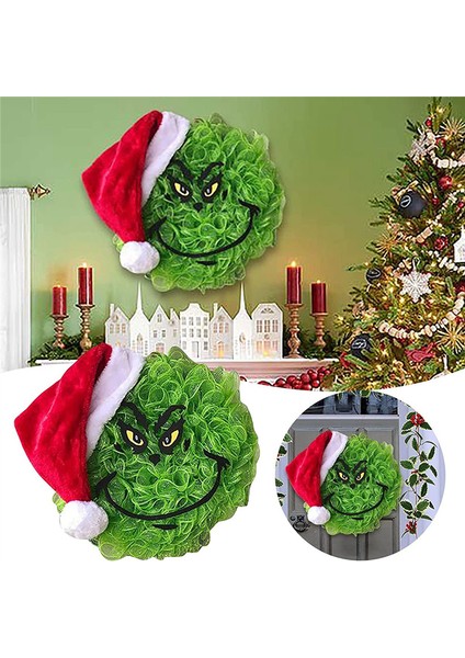 Noel Çelengi Ön Kapı Çelengi Noel Çelengi Noel Partisi Süslemeleri, Süsler Noel Ev Partisi (Yurt Dışından) fırsatları