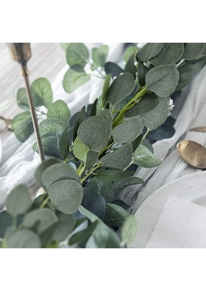 Söğüt Sarmaşıklı Yapay Okaliptüs Çelenk, 2 Paket 6.5 Feet Okaliptüs Çelenk Yeşillik, Gümüş Dolar Okaliptüs (Yurt Dışından) indirimleri