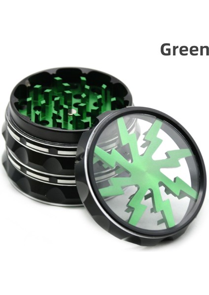 63MM Geometrik Tasarım Metal Öğütücü (Yurt Dışından)