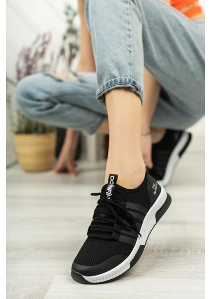 Günlük Bağcıklı File Nefes Alabilen Terleme Koku Yapmaz Yazlık Sneaker Spor Ayakkabı