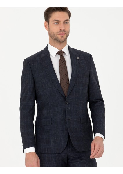 Erkek Lacivert Slim Fit Takım Elbise 50285327-VR033 fiyatları