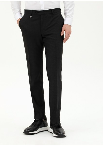 Erkek Siyah Slim Fit Kumaş Pantolon 50288249-VR046 fiyatları
