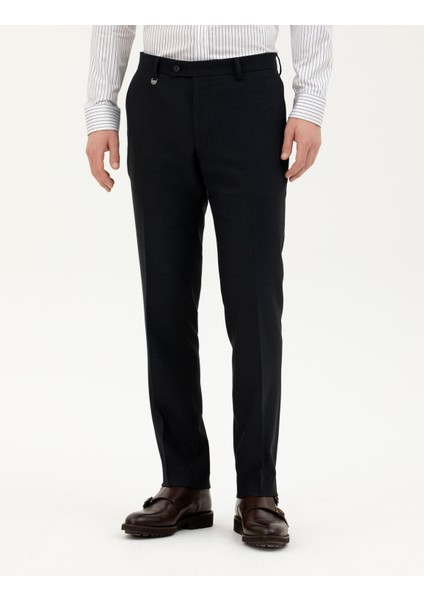 Erkek Lacivert Slim Fit Kumaş Pantolon 50288249-VR033 fiyatları