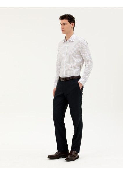 Erkek Lacivert Slim Fit Kumaş Pantolon 50288249-VR033 modelleri