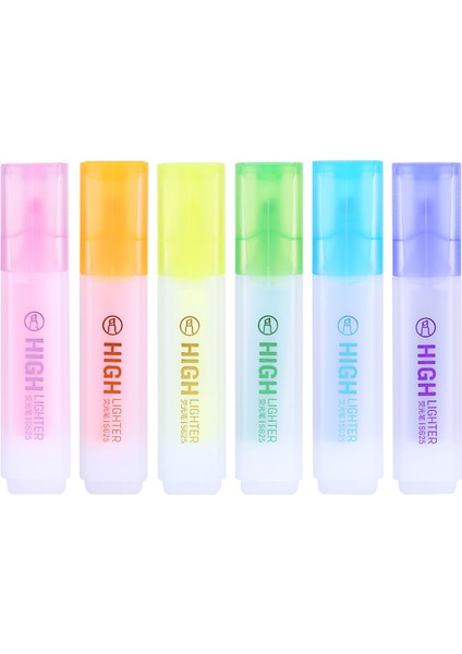 6'lı Floresan Not Işaretleyici Seti (Yurt Dışından)