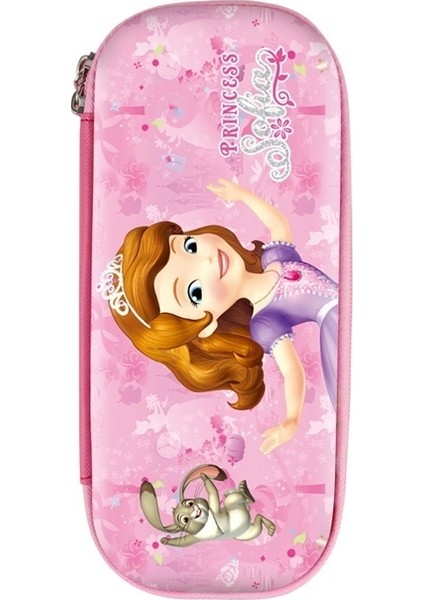 Öğrenci Prenses Desenli Kalem Kutusu (Yurt Dışından)