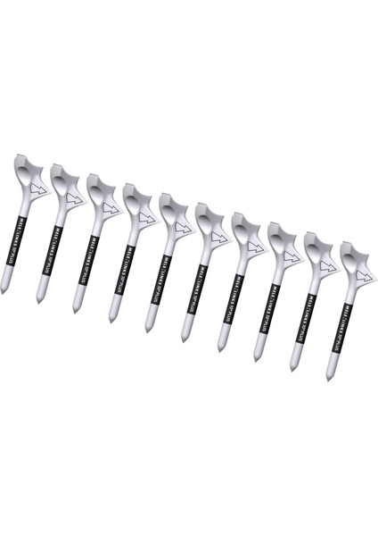 10X 10 Derece Golf Tees, Golf Tee 83MM Aşınma (Yurt Dışından) fiyatları