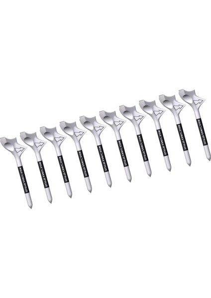 10X 10 Derece Golf Tees, Golf Tee 83MM Aşınma (Yurt Dışından) modelleri