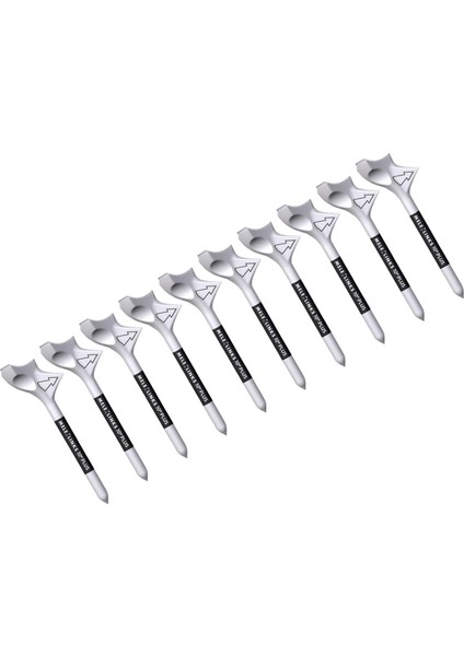 10X 10 Derece Golf Tees, Golf Tee 83MM Aşınma (Yurt Dışından) indirimleri