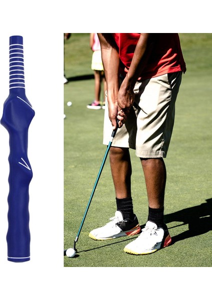 Dayanıklı Golf Salıncak Kavrama Eğitmenleri Sağ Golfçü Kavrama Düzeltici Mavi 0.58IN (Yurt Dışından)