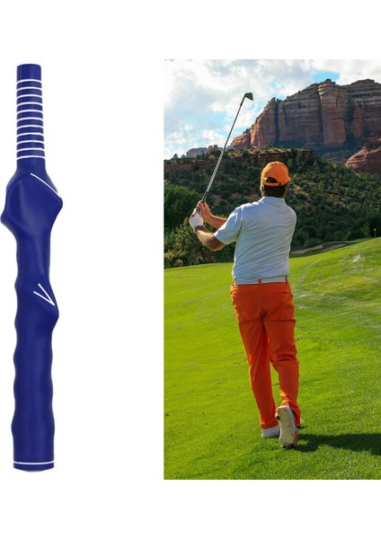 Dayanıklı Golf Salıncak Kavrama Eğitmenleri Sağ Golfçü Kavrama Düzeltici Mavi 0.58IN (Yurt Dışından)