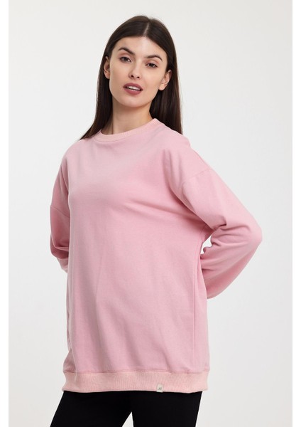 Bisiklet Yaka Oversıze SWEATSHIRT(B24-00196) fiyatları