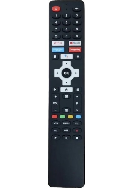 Next And.tv Sesli Komutsuz Kumanda Netflix - Youtube - Prime - Google Play Tuşlu Uzaktan Kumanda
