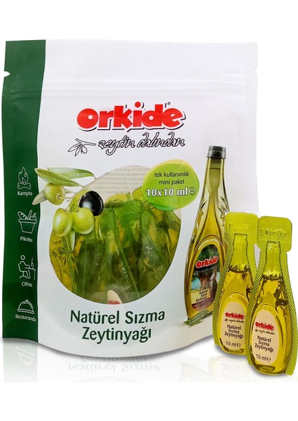 Zeytin Dalından Natürel Sızma Zeytinyağı 10 ml x 10