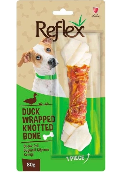 Ördek Etli Düğüm Kemik Köpek Ödülü 80gr