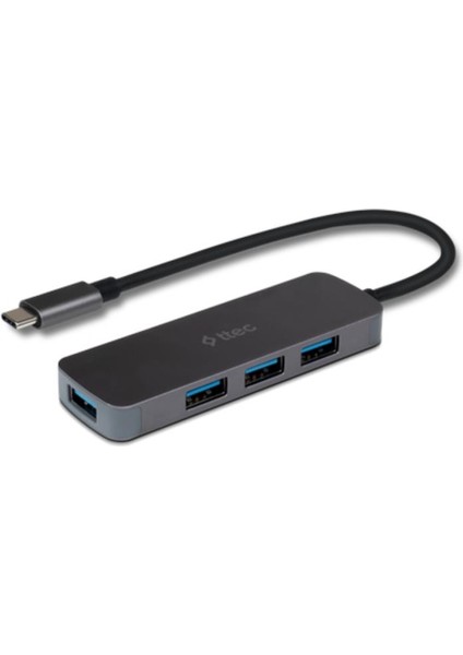 4in1 Type C To 4x USB 3.2 Gen1 Çoğaltıcı Çevirici Hub, 5gbps Yüksek Hızlı Veri Aktarımlı Adaptör