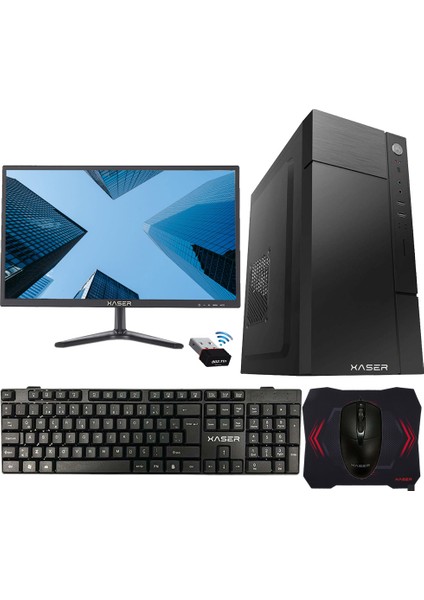 XSR174 I7 4770 8gb Ram 128GB SSD 19.5" Monitör Masaüstü Ofis Bilgisayarı
