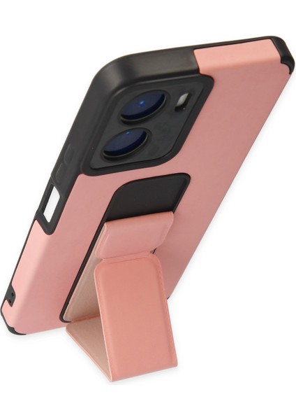Vivo Y16 Kılıf Mega Standlı Silikon - Pudra 300099 fırsatları
