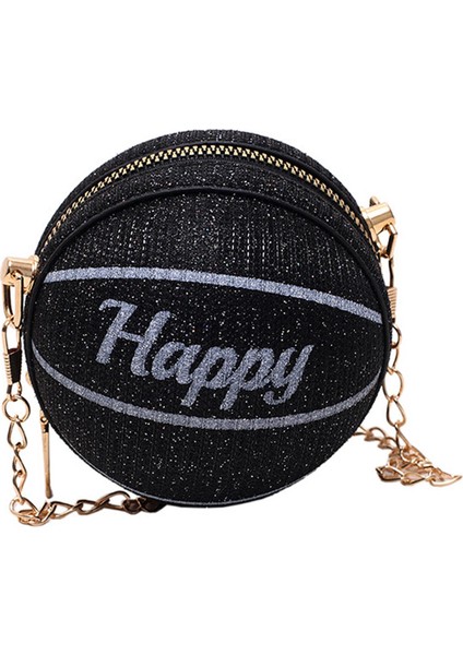 Kadın Kız Basketbol Şekilli Çanta Iş Alışverişi Için Çıkarılabilir Zincirli (Yurt Dışından)