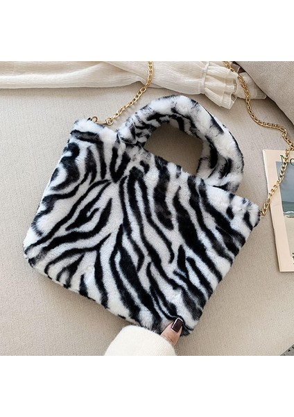 Kadın /zebra Debriyaj Çanta Ş Tote Çanta Çanta Zebra (Yurt Dışından)
