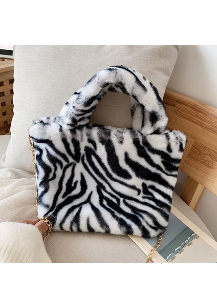 Kadın /zebra Debriyaj Çanta Ş Tote Çanta Çanta Zebra (Yurt Dışından)
