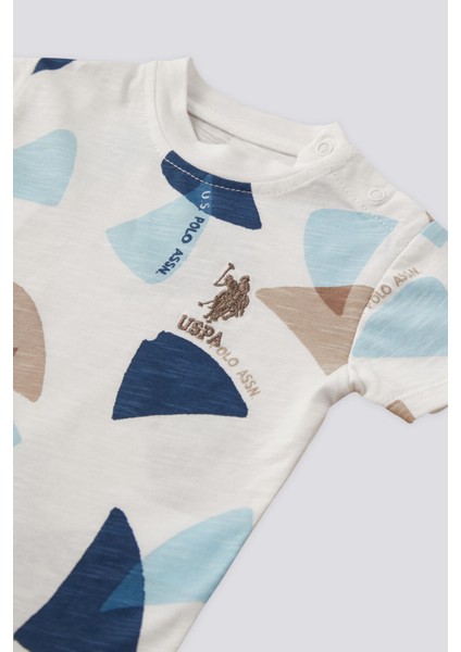 Triangle Krem Erkek Bebek Takımı Özel Günler İçin Modern Desenli Rahat Set fiyatları