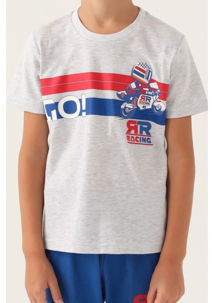 Go Kar Melanj Erkek Çocuk Pijama Takımı