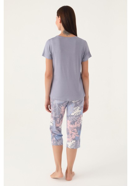 Plam Mor Kadın Kapri Takım indirimleri