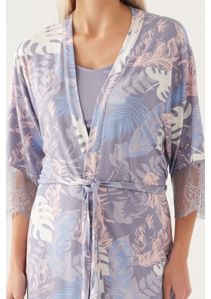 Nighty Mor Kadın Kısa Kol Pijama Takımı