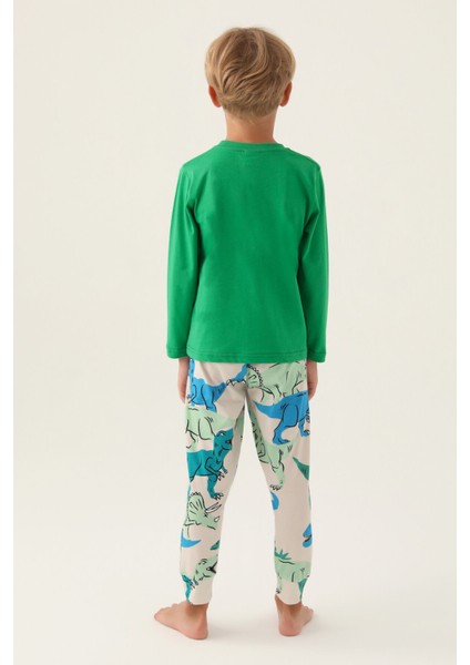 Revive Yeşil Erkek Çocuk Pijama Takımı indirimleri