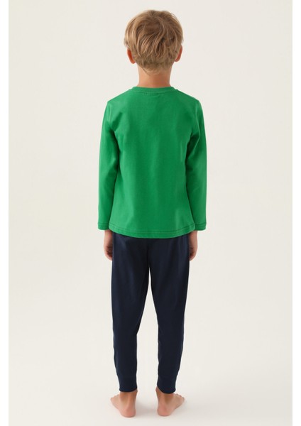 Play Hard Yeşil Erkek Çocuk Pijama Takımı indirimleri
