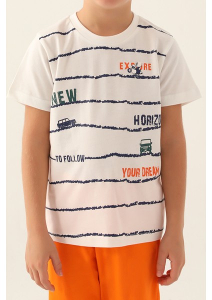 New Horizons Krem Erkek Çocuk Kapri Takım fırsatları