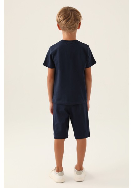 Lisanslı Times Lacivert Erkek Çocuk Bermuda Takım indirimleri
