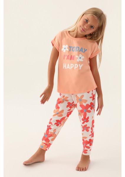Today Somon Kız Çocuk Pijama Takımı