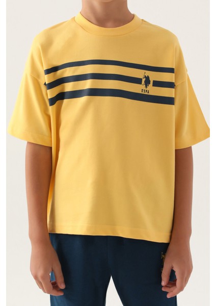 Lisanslı Emblem Sarı Erkek Çocuk Bermuda Takım fırsatları